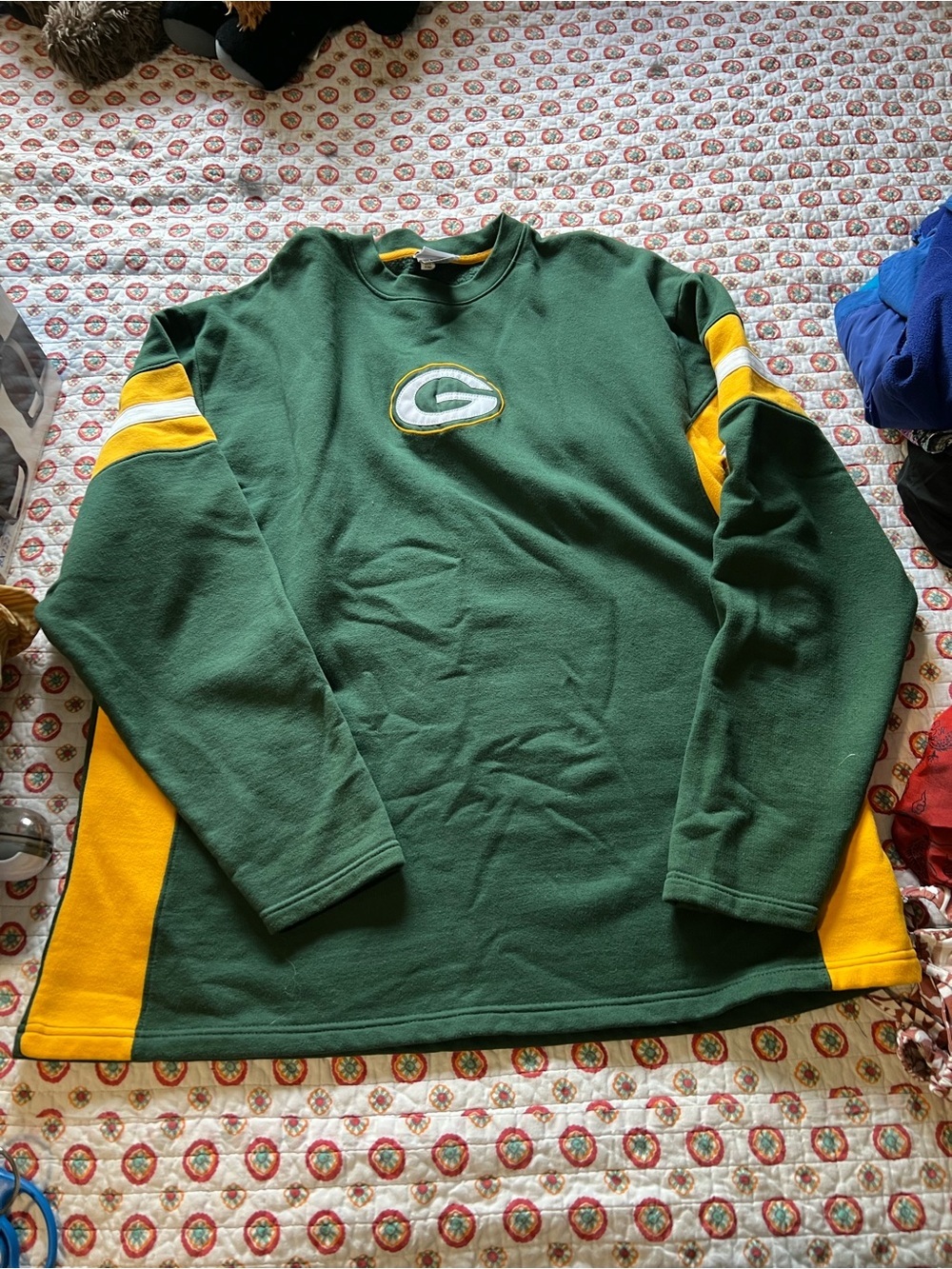 NFL Team Apparel Green Bay Packers Football Sweater size XL